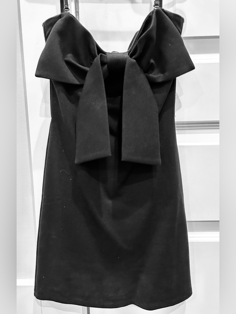 Girls Bow Dress, removable straps